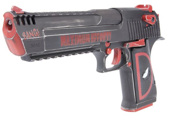 Cybergun「デッドプール塗装バージョン」デザートイーグル L6 .50AE GBB エアソフトピストル（WE製）-AIRSOFT GOGO エアガン・サバゲー用品通販