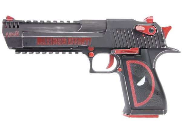 Cybergun「デッドプール塗装バージョン」デザートイーグル L6 .50AE GBB エアソフトピストル（WE製）-AIRSOFT GOGO エアガン・サバゲー用品通販