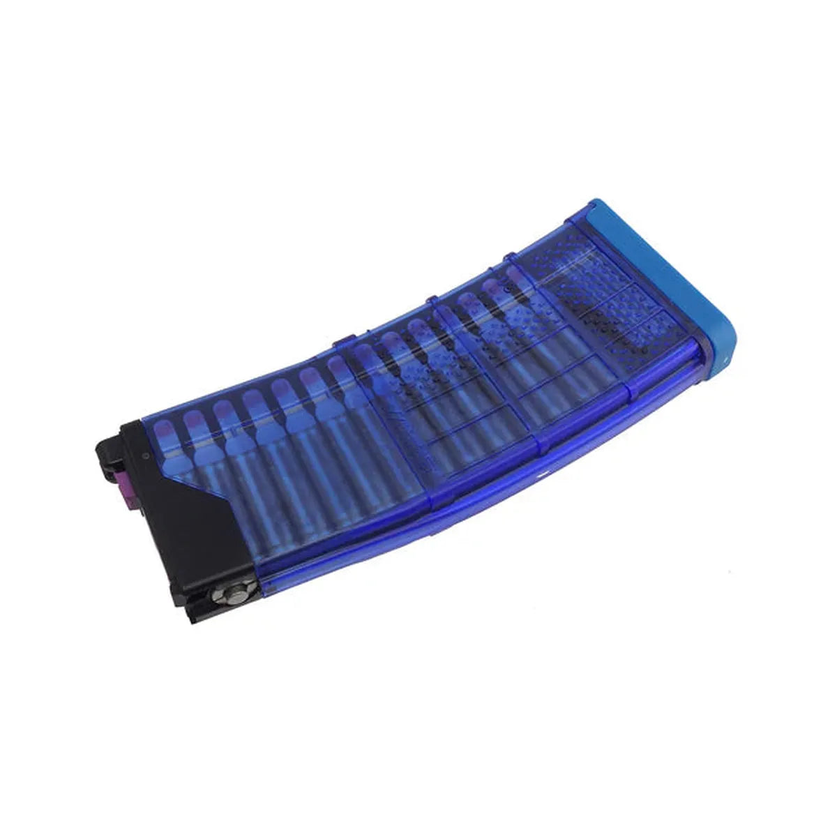 CYMA 30 Rds Lancer L5AWM 5.56 マガジン CGS / Marui MWS M4 GBB 用 (LC-MG-0002BL)- ブルー-AIRSOFT GOGO エアガン・サバゲー用品通販