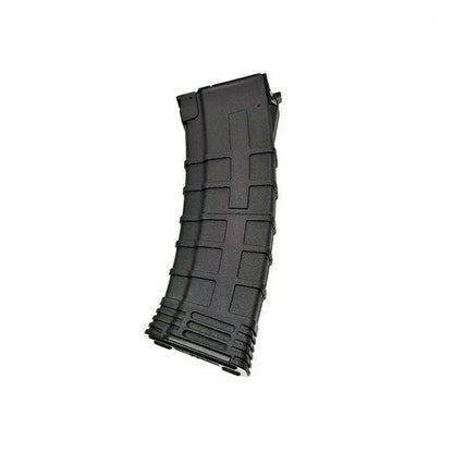 CYMA 500 ラウンド Tapco スタイル ワッフル マガジン AK AEG 用 (CYMA-C230) - ブラック-AIRSOFT GOGO エアガン・サバゲー用品通販