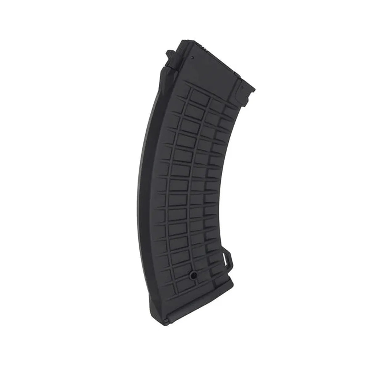CYMA 500 ラウンド ワッフル フラッシュ マガジン AK AEG (C42L) - ブラック-AIRSOFT GOGO エアガン・サバゲー用品通販
