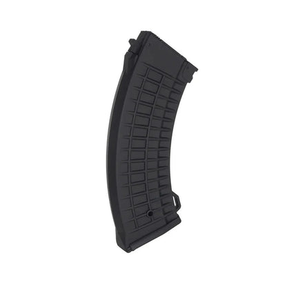 CYMA 500 ラウンド ワッフル フラッシュ マガジン AK AEG (C42L) - ブラック-AIRSOFT GOGO エアガン・サバゲー用品通販