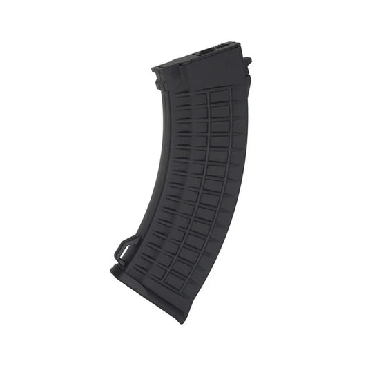 CYMA 500 ラウンド ワッフル フラッシュ マガジン AK AEG (C42L) - ブラック-AIRSOFT GOGO エアガン・サバゲー用品通販