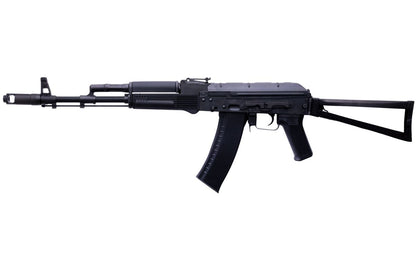 CYMA AK74M エアソフト AEG ライフル (三角ストック) - ブラック (メタル)(CM053)-AIRSOFT GOGO エアガン・サバゲー用品通販