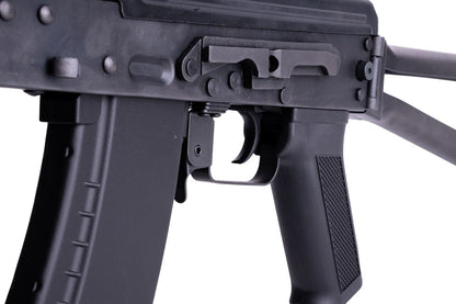 CYMA AK74M エアソフト AEG ライフル (三角ストック) - ブラック (メタル)(CM053)-AIRSOFT GOGO エアガン・サバゲー用品通販