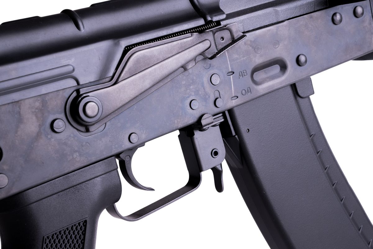 CYMA AK74M エアソフト AEG ライフル (三角ストック) - ブラック (メタル)(CM053)-AIRSOFT GOGO エアガン・サバゲー用品通販