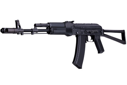 CYMA AK74M エアソフト AEG ライフル (三角ストック) - ブラック (メタル)(CM053)-AIRSOFT GOGO エアガン・サバゲー用品通販