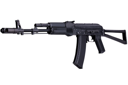 CYMA AK74M エアソフト AEG ライフル (三角ストック) - ブラック (メタル)(CM053)-AIRSOFT GOGO エアガン・サバゲー用品通販