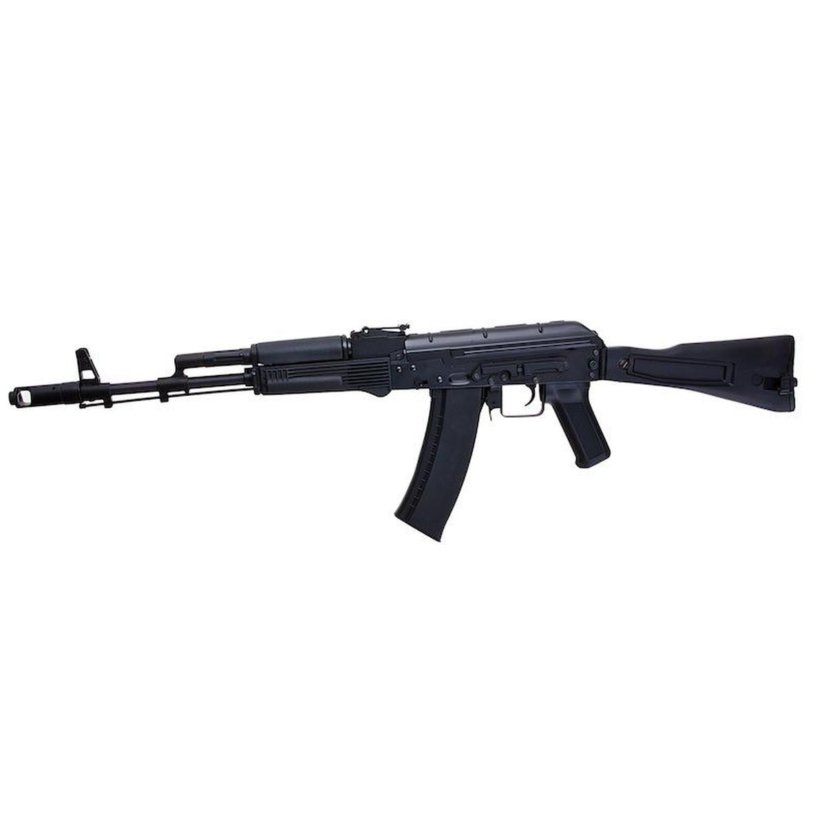 CYMA AK74M エアソフト AEG ライフル 折りたたみ式ストック付き - ブラック (メタル)(CM040C)-AIRSOFT GOGO エアガン・サバゲー用品通販