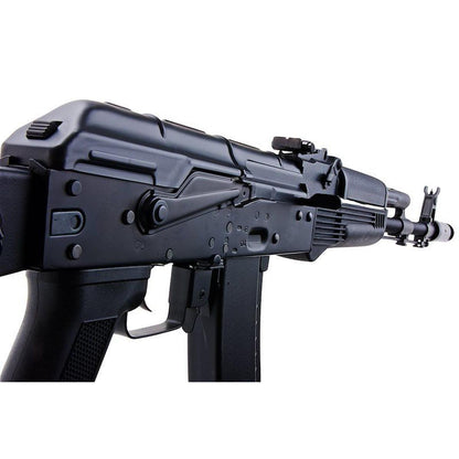 CYMA AK74M エアソフト AEG ライフル 折りたたみ式ストック付き - ブラック (メタル)(CM040C)-AIRSOFT GOGO エアガン・サバゲー用品通販
