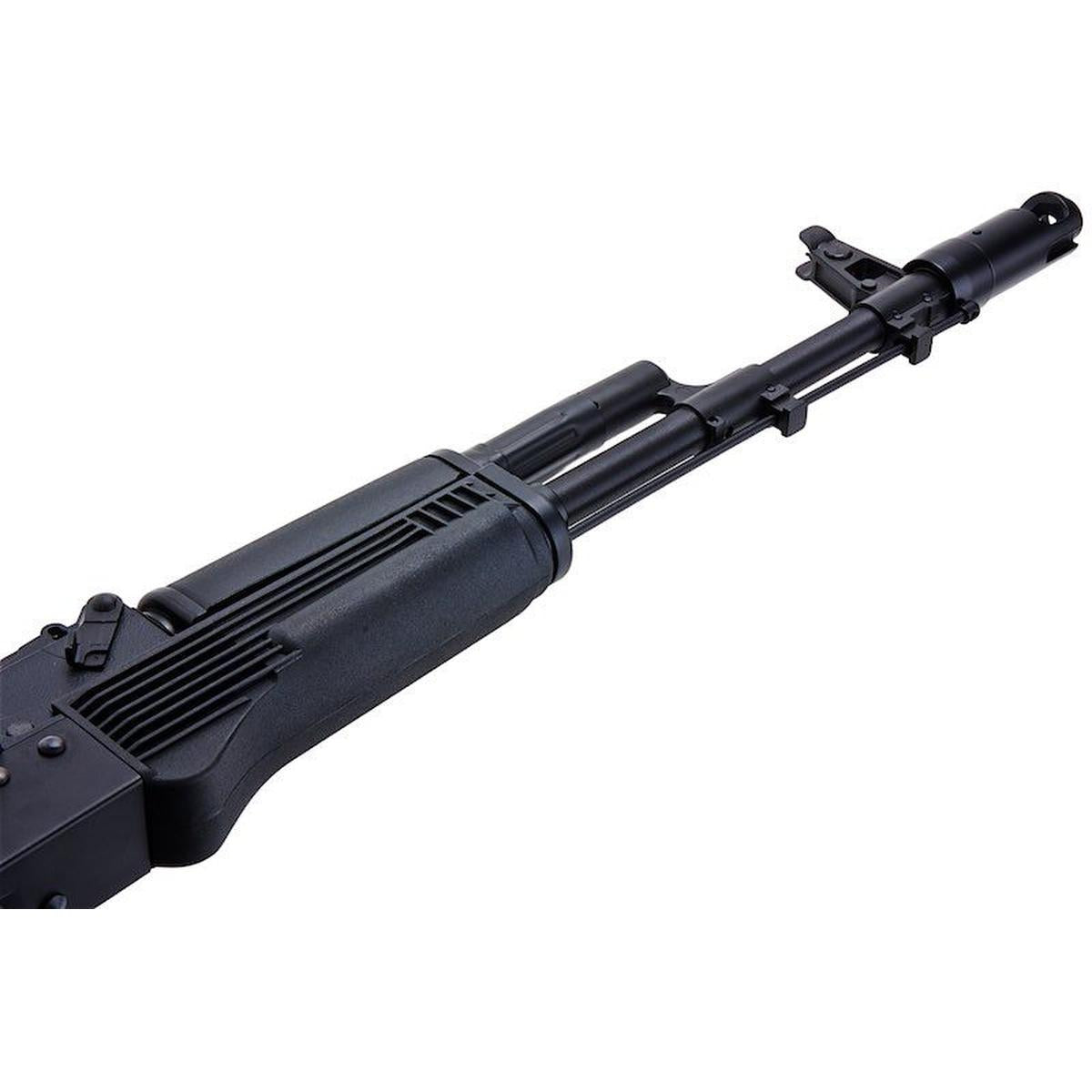 CYMA AK74M エアソフト AEG ライフル 折りたたみ式ストック付き - ブラック (メタル)(CM040C)-AIRSOFT GOGO エアガン・サバゲー用品通販