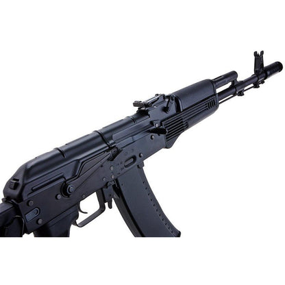 CYMA AK74M エアソフト AEG ライフル 折りたたみ式ストック付き - ブラック (メタル)(CM040C)-AIRSOFT GOGO エアガン・サバゲー用品通販