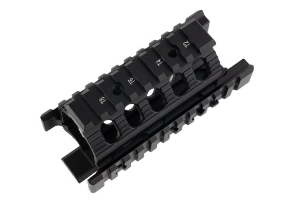 CYMA AK74U AEG ライフル ピカティニーハンドガード (アルミニウム / アルミ、ブラック)-AIRSOFT GOGO エアガン・サバゲー用品通販