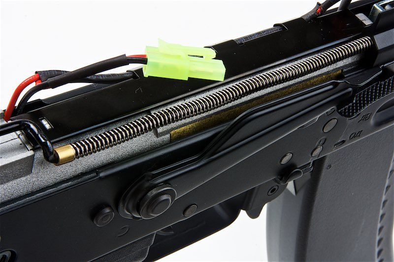 CYMA AKS74M エアソフトガン AEG ライフル スチール製フォールディングストック付き - ブラック (メタル) (CM040)-AIRSOFT GOGO エアガン・サバゲー用品通販