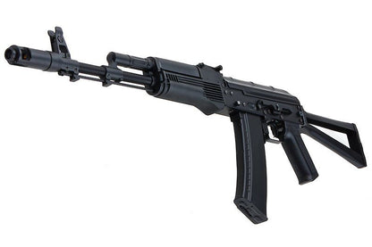 CYMA AKS74M エアソフトガン AEG ライフル スチール製フォールディングストック付き - ブラック (メタル) (CM040)-AIRSOFT GOGO エアガン・サバゲー用品通販