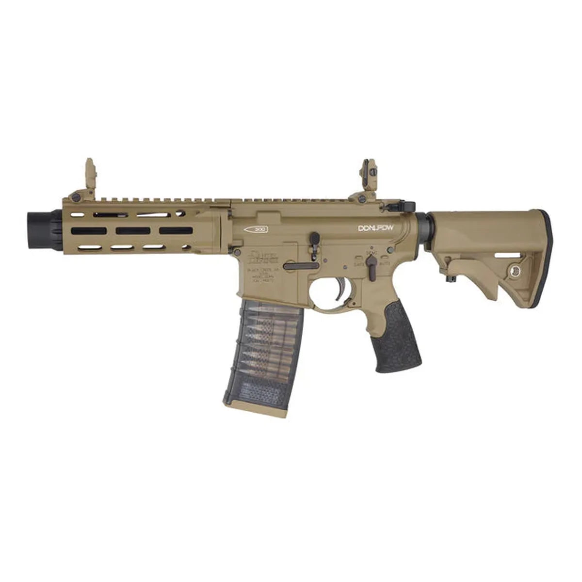 CYMA CGS ダニエル ディフェンス DDM4 PDW GBB エアソフト -ちゃいろ ( CYMA-DD1102-FDE )-AIRSOFT GOGO エアガン・サバゲー用品通販