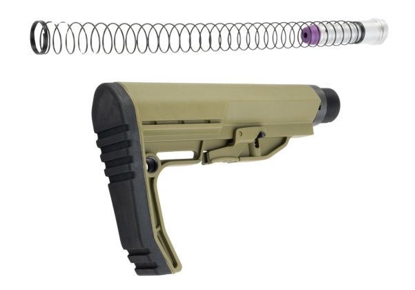 CYMA CGS MFスタイルストック + 6ポイントバッファーーチューブコンボセット（標準バージョン） - OD-AIRSOFT GOGO エアガン・サバゲー用品通販