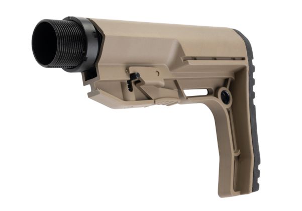 CYMA CGS MFスタイルストック + 6ポイントバッファーーチューブコンボセット（ショートバージョン） - FDE-AIRSOFT GOGO エアガン・サバゲー用品通販
