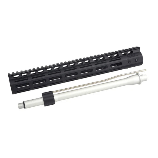 CYMA CGS Noveske NSR13.5 M-Lok レイルハンドガード AR/M4 GBB 用 (NOV-FS-0003)-ブラック-AIRSOFT GOGO エアガン・サバゲー用品通販