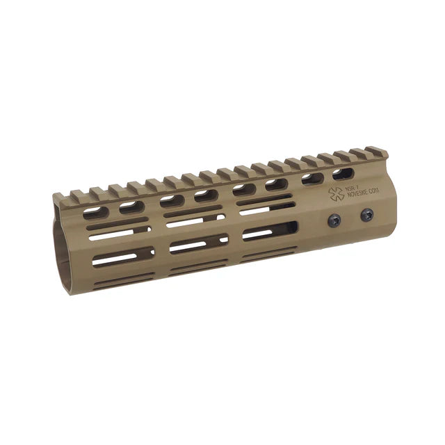 CYMA CGS Noveske NSR7 M-Lok レイルハンドガード AR/M4 GBB 用 (NOV-FS-0001)-フラット・ダークアース-AIRSOFT GOGO エアガン・サバゲー用品通販