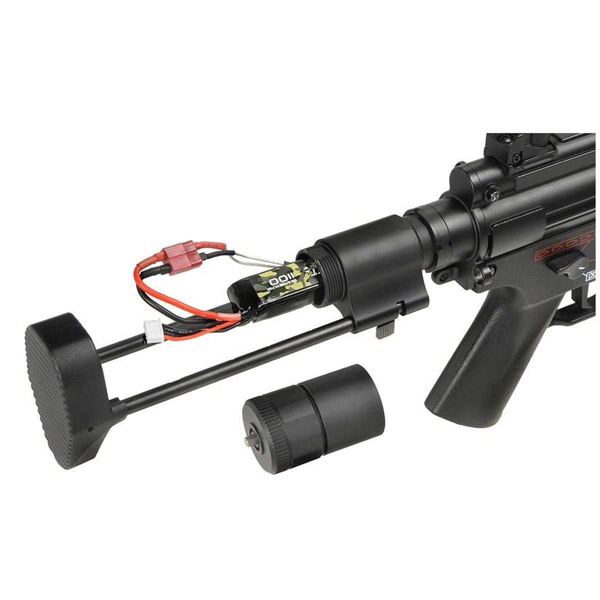 CYMA CM.041L プラチナ SMG5 AEG SMG PDW (ブラック)-AIRSOFT GOGO エアガン・サバゲー用品通販