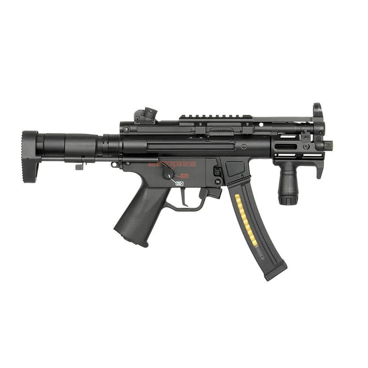 CYMA CM.041L プラチナ SMG5 AEG SMG PDW (ブラック)-AIRSOFT GOGO エアガン・サバゲー用品通販
