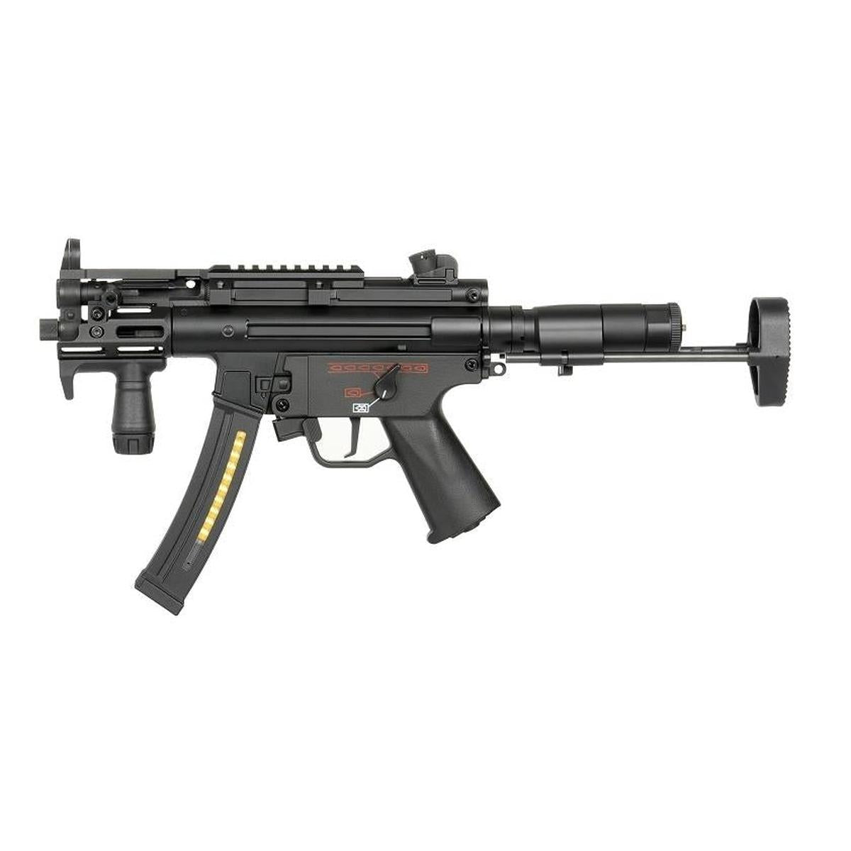 CYMA CM.041L プラチナ SMG5 AEG SMG PDW (ブラック)-AIRSOFT GOGO エアガン・サバゲー用品通販