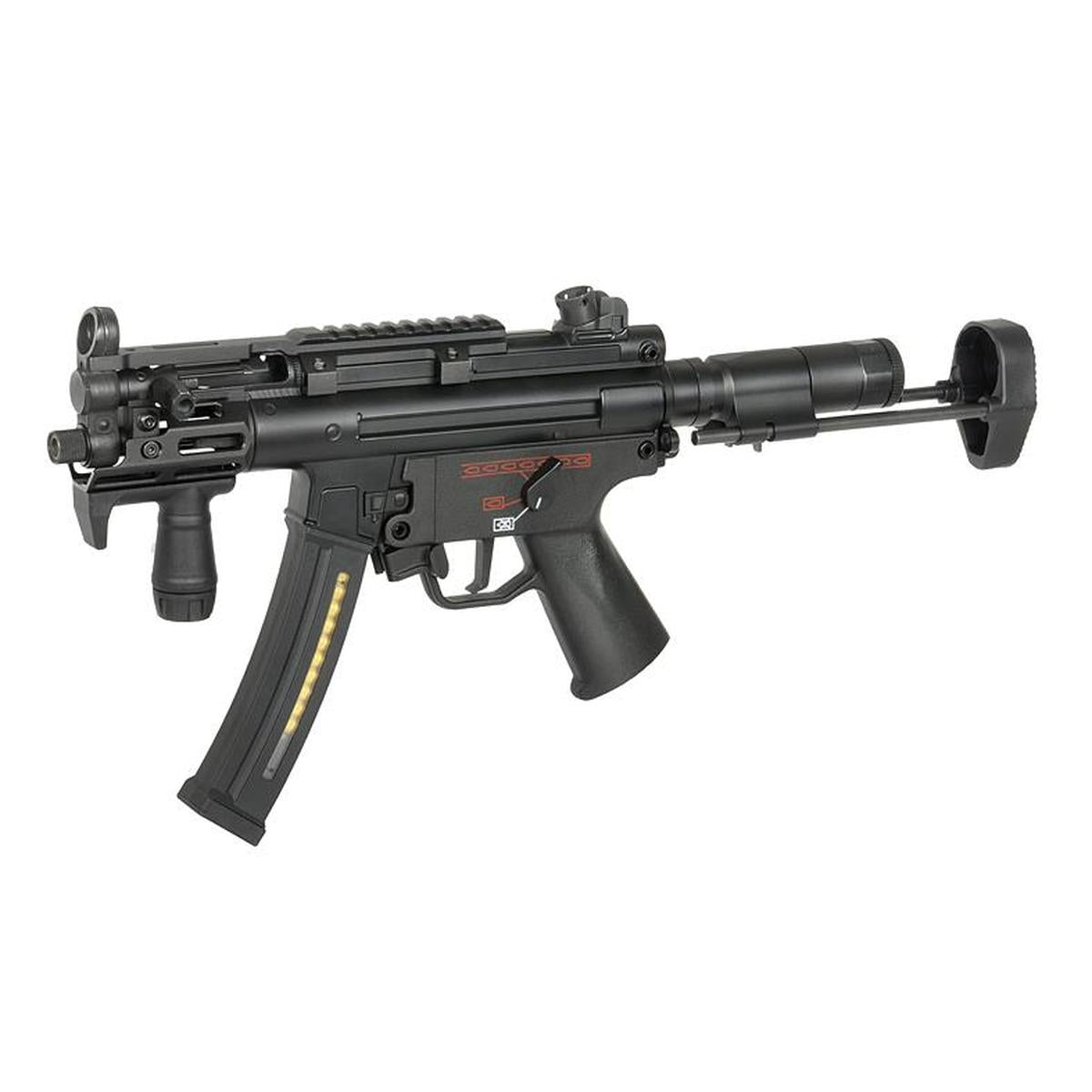 CYMA CM.041L プラチナ SMG5 AEG SMG PDW (ブラック)-AIRSOFT GOGO エアガン・サバゲー用品通販