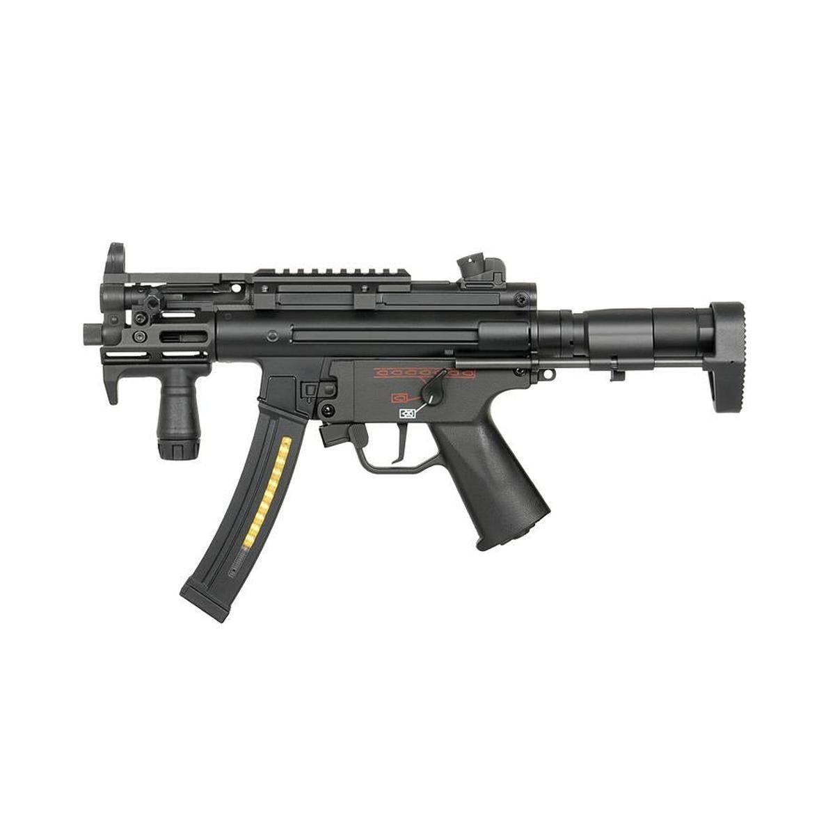 CYMA CM.041L プラチナ SMG5 AEG SMG PDW (ブラック)-AIRSOFT GOGO エアガン・サバゲー用品通販