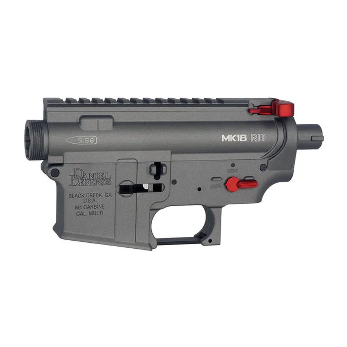 CYMA Daniel Defense MK18 RIII レシーバーキット グレー M4 AEG用 (M271-MK18-RD) - グレー-AIRSOFT GOGO エアガン・サバゲー用品通販