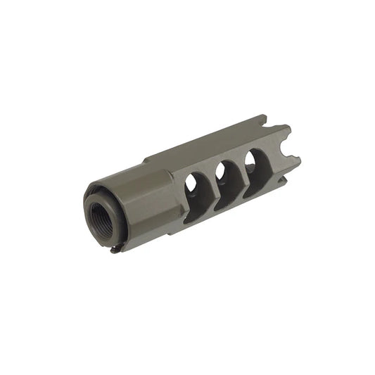 CYMA DTK-1 スチール フラッシュハイダー 14mm- / 24mm+ 用 ( CYMA-C215 )-AIRSOFT GOGO エアガン・サバゲー用品通販