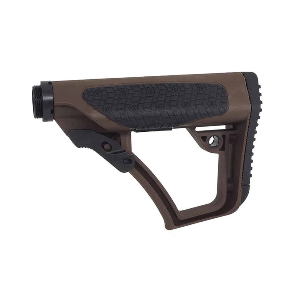 CYMA EMG ETA 格納式バッテリーストレージストック M4 AEG エアソフトガン用 (CYMA-M238) - 褐色-AIRSOFT GOGO エアガン・サバゲー用品通販