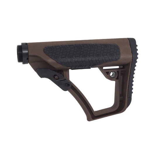 CYMA EMG ETA 格納式バッテリーストレージストック M4 AEG エアソフトガン用 (CYMA-M238) - 褐色-AIRSOFT GOGO エアガン・サバゲー用品通販