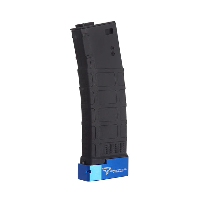 CYMA / EMG TTI 220 ラウンド PMAG マガジン M4 AEG エアソフトガン用 (M126-F-TTI) - ブルー-AIRSOFT GOGO エアガン・サバゲー用品通販