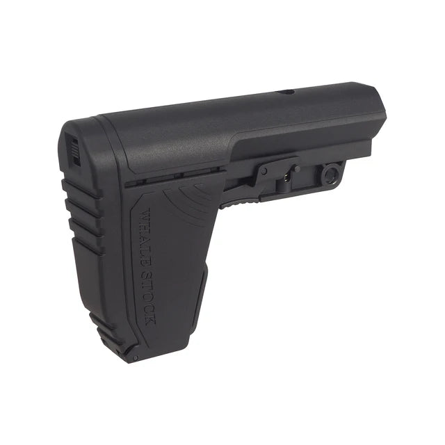 CYMA ホエールストック ロングバージョン M4 エアガン用 (CYMA-M279) - ブラック-AIRSOFT GOGO エアガン・サバゲー用品通販