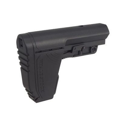 CYMA ホエールストック ロングバージョン M4 エアガン用 (CYMA-M279) - ブラック-AIRSOFT GOGO エアガン・サバゲー用品通販