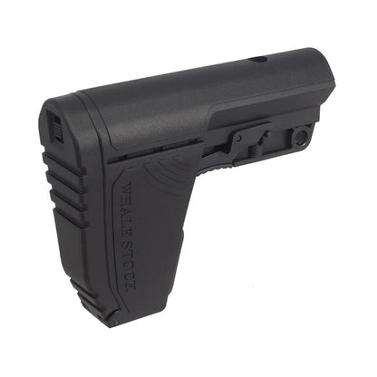 CYMA ホエールストック ショートバージョン M4 エアガン用 ( CYMA-M279A ) - ブラック-AIRSOFT GOGO エアガン・サバゲー用品通販