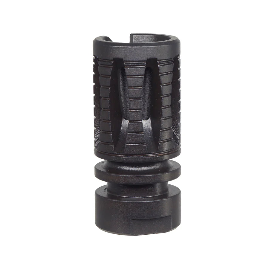CYMA KAC QD スチール フラッシュハイダー 14mm用 (CGS-FH-0006) - ブラック-AIRSOFT GOGO エアガン・サバゲー用品通販