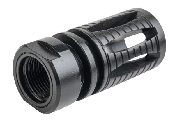 CYMA KAC QD スチール フラッシュハイダー 14mmCCW用 - ブラック-AIRSOFT GOGO エアガン・サバゲー用品通販