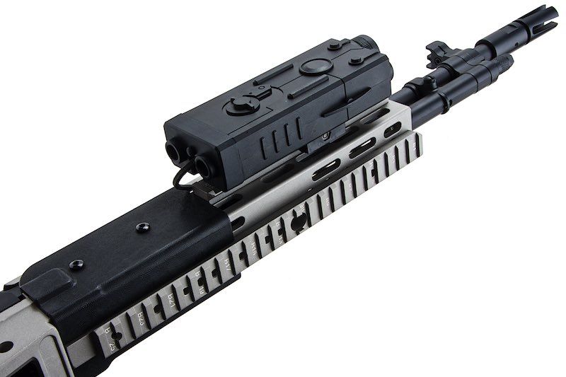CYMA M14 EBR AEG 強化型バトルエアソフトライフル - 銀(ぎん)（メタル）（CM032G-SV）-AIRSOFT GOGO エアガン・サバゲー用品通販