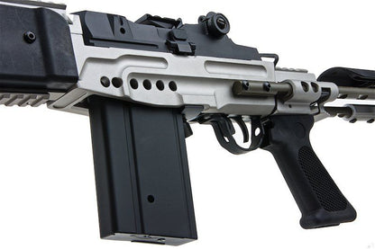 CYMA M14 EBR AEG 強化型バトルエアソフトライフル - 銀(ぎん)（メタル）（CM032G-SV）-AIRSOFT GOGO エアガン・サバゲー用品通販