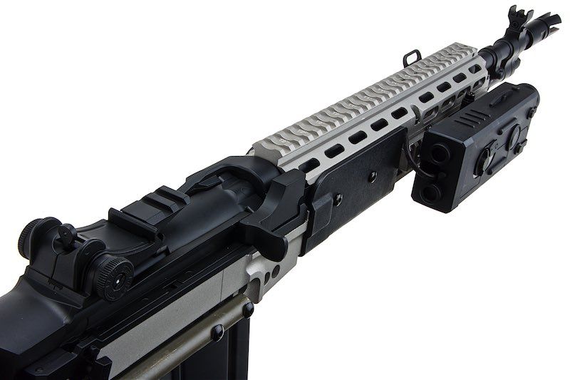 CYMA M14 EBR AEG 強化型バトルエアソフトライフル - 銀(ぎん)（メタル）（CM032G-SV）-AIRSOFT GOGO エアガン・サバゲー用品通販