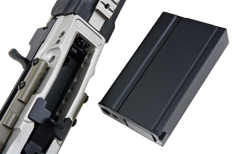 CYMA M14 EBR AEG 強化型バトルエアソフトライフル - 銀(ぎん)（メタル）（CM032G-SV）-AIRSOFT GOGO エアガン・サバゲー用品通販