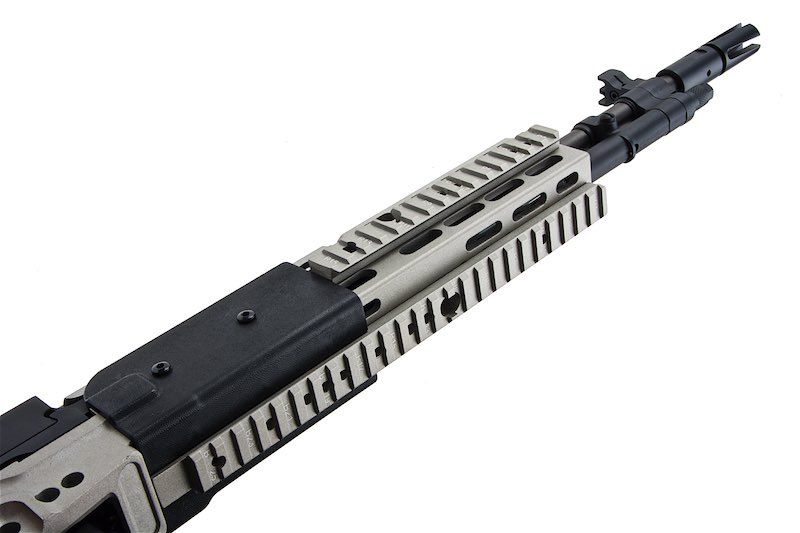 CYMA M14 EBR AEG エクステンデッドストック エアソフトAEGライフル - 銀(ぎん)（メタル） (CM032EBR-SV)-AIRSOFT GOGO エアガン・サバゲー用品通販