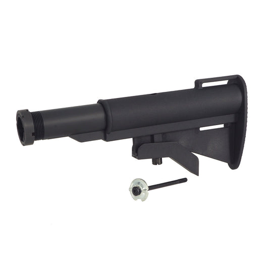 CYMA M733 スタイル 伸縮式ストック チューブ付き AR / M4 エアソフトガン用 (CYMA-M138A)- ブラック-AIRSOFT GOGO エアガン・サバゲー用品通販