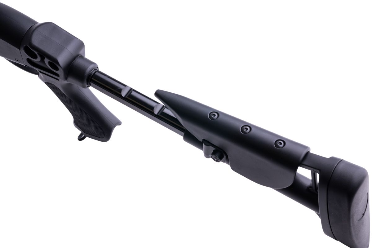 CYMA M870 3ラウンドバースト マルチショット シェルローディング エアソフト ショットガン (格納式ストック)(CM353L)-AIRSOFT GOGO エアガン・サバゲー用品通販