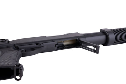 CYMA M870 3ラウンドバースト マルチショット シェルローディング エアソフト ショットガン (折りたたみ式ストック CQB)(CM352)-AIRSOFT GOGO エアガン・サバゲー用品通販