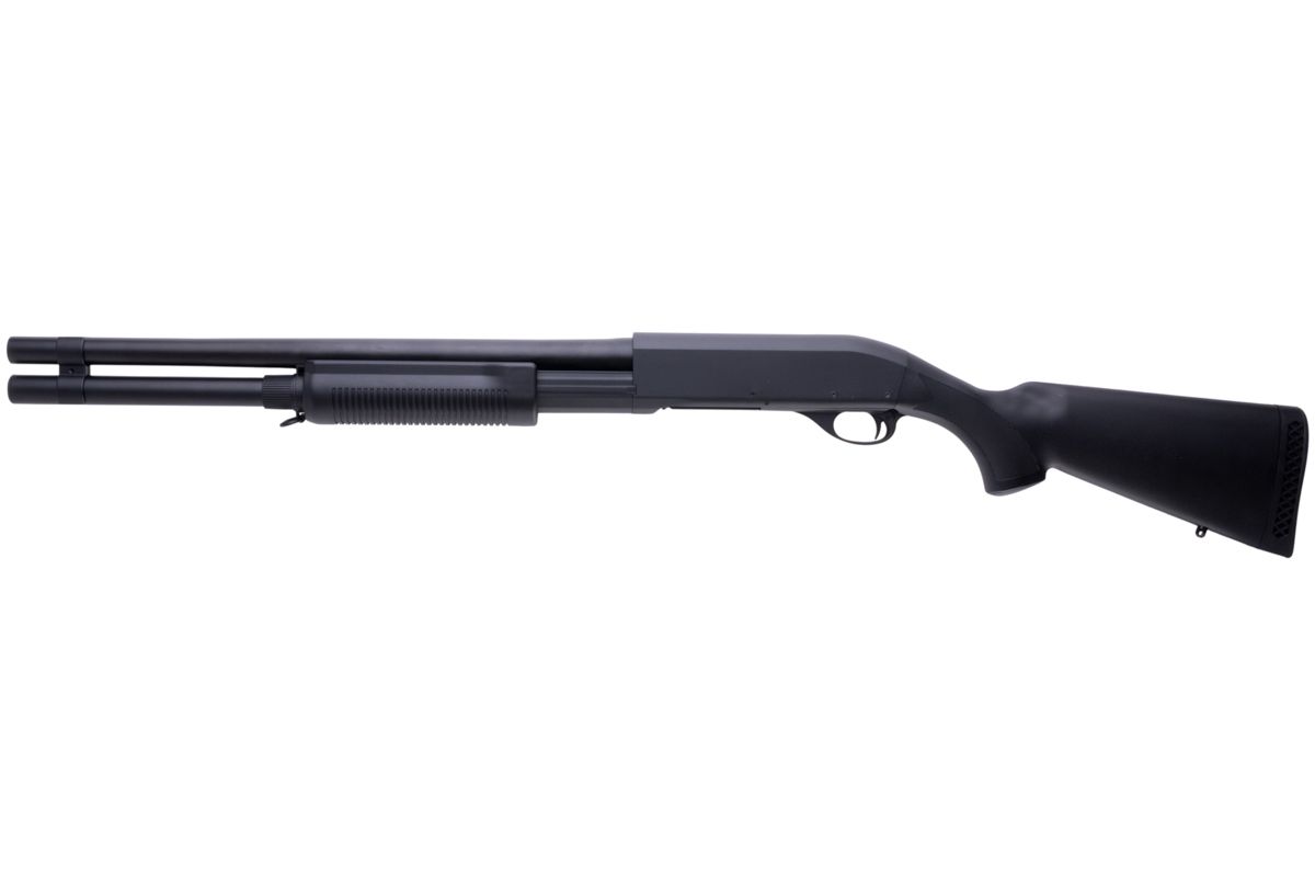 CYMA M870 3ラウンドバースト マルチショット シェルローディング エアソフト ショットガン (フルストック)(CM350L)-AIRSOFT GOGO エアガン・サバゲー用品通販