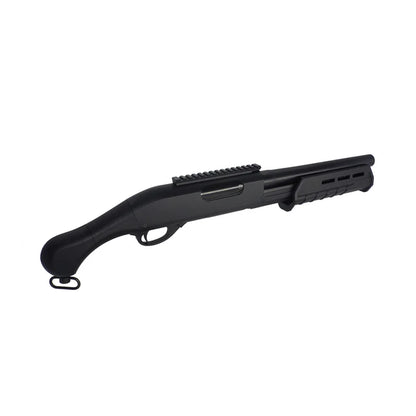 CYMA M870 タクティカル ソードオフ スプリング ショットガン (CM357M) - ブラック-AIRSOFT GOGO エアガン・サバゲー用品通販