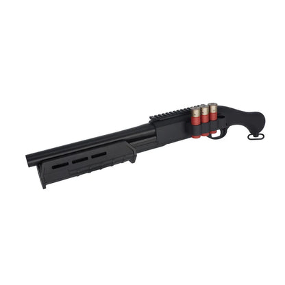 CYMA M870 タクティカル ソードオフ スプリング ショットガン (CM357M) - ブラック-AIRSOFT GOGO エアガン・サバゲー用品通販